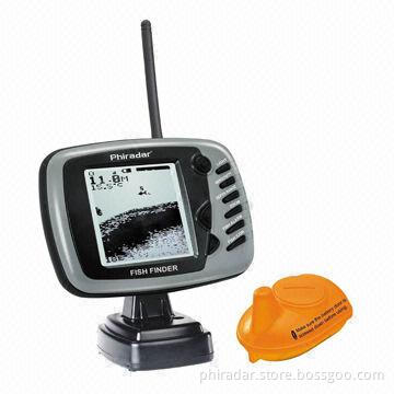 Large Screen Wireless Dot Matrix Fish Finder with Operational Range Reach of 60m